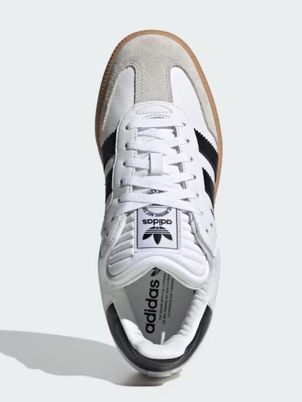 Adidas White And Black Samba Xlg Shoes M7 / W8 (Unisex) View 5
